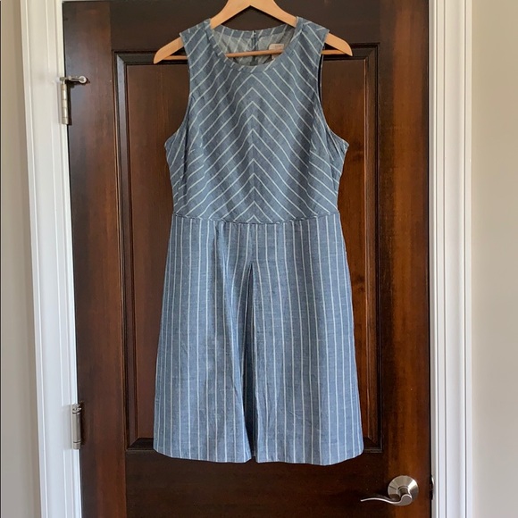 J. Crew Dresses & Skirts - JCrew high neck keyhole Jean back dress